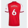 Camiseta Arsenal Gabriel Magalhaes #6 Primera Equipación Replica 2026-27 mangas cortas Camiseta Arsenal Gabriel Magalhaes #6 Primera Equipación Replica 2026-27 mangas cortas